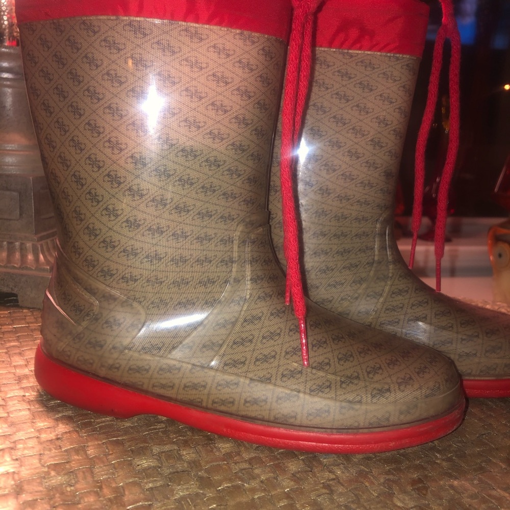 GUESS rubber rain boots kids size 1 (32)